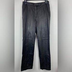 Siena Studio size 14 Women’s Black Genuine Leather Pants